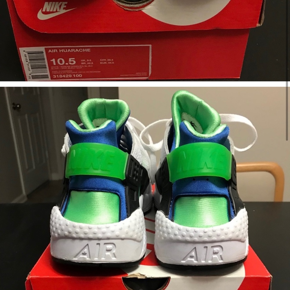Nike huarache scream green